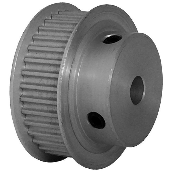 36-3P09-6FA3, Timing Pulley, Aluminum, Clear Anodized,